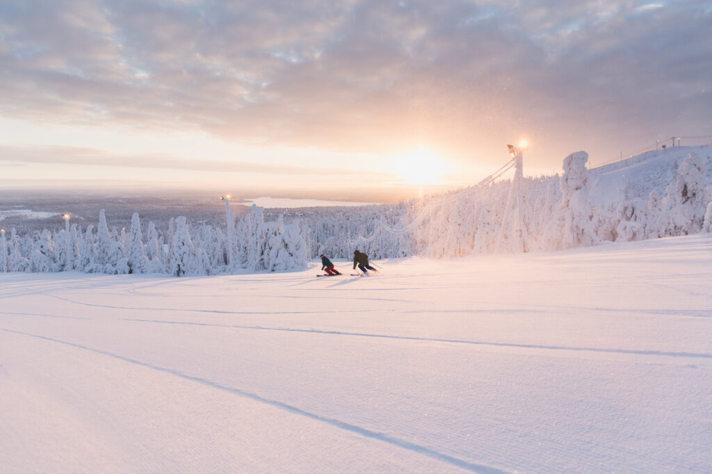 Skifahren am Polarkreis